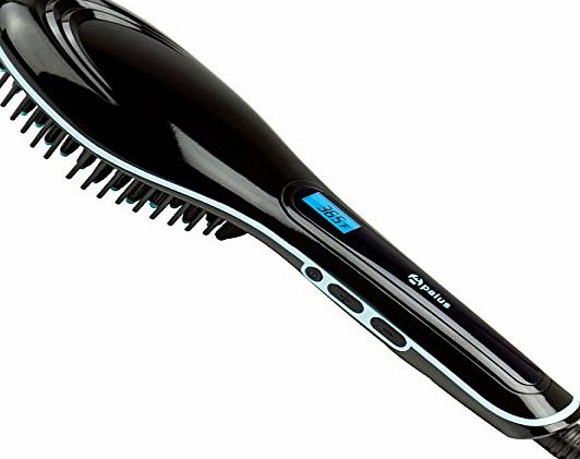 Apalus [Upgrade Version]Apalus Brush Hair Straightener, Instant Magic Silky Straight Hair Styling, Anion Hair Care, Anti Scald, Zero Damage, Massage Straightening Irons